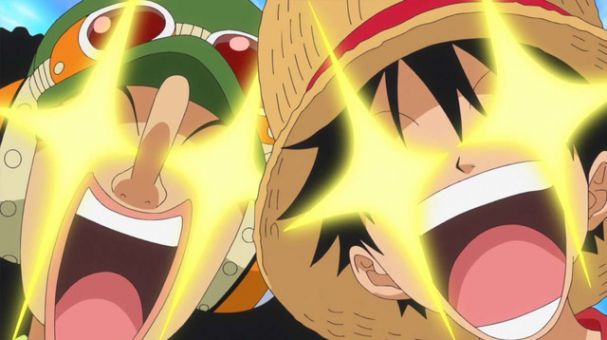 Luffy falar pro Usopp sobre seu pai o Yasopp #anime #animedublado #ani